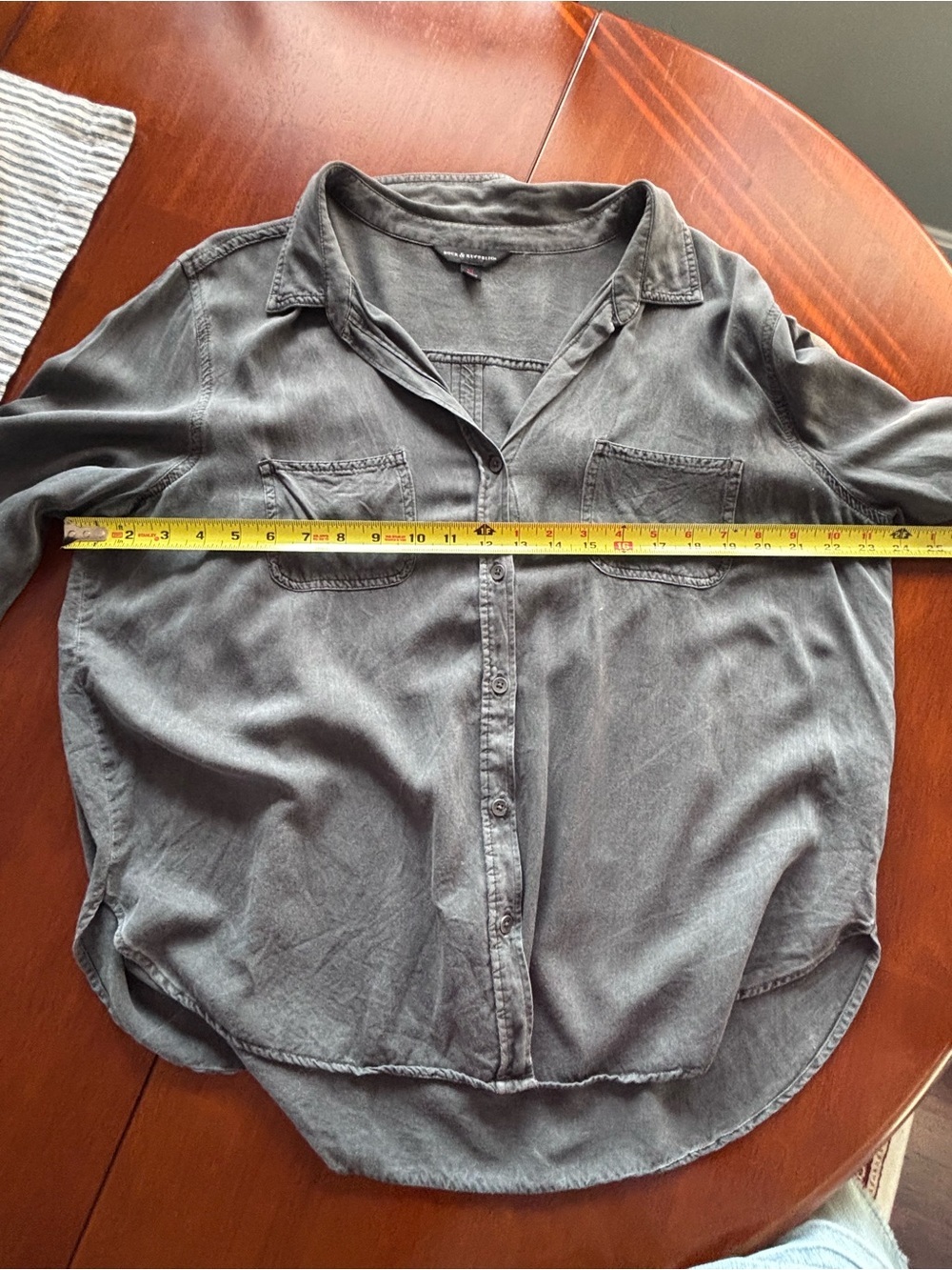 Rock & Republic Gray Button-Down Shirt - Picture 7 of 8